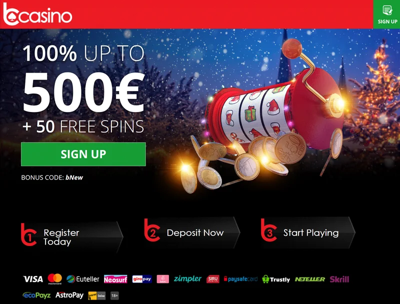 bCasino Mobile Experience
